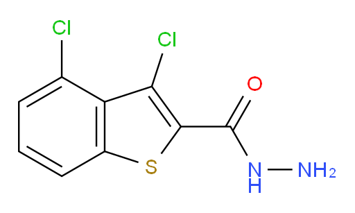 Benzo[b]thiophene-2-carboxylic acid, 3,4-dichloro-, hydrazide (9CI, ACI)