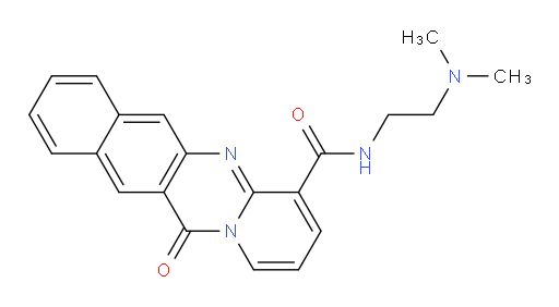 N-[2-(Dimethylamino)ethyl]-12-oxo-12H-benzo[g]pyrido[2,1-b]quinazoline-4-carboxamide (ACI)