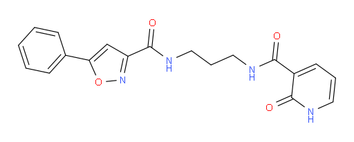 1,2-Dihydro-2-oxo-N-[3-[[(5-phenyl-3-isoxazolyl)carbonyl]amino]propyl]-3-pyridinecarboxamide (ACI)