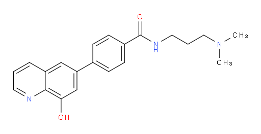 N-[3-(Dimethylamino)propyl]-4-(8-hydroxy-6-quinolinyl)benzamide (ACI)