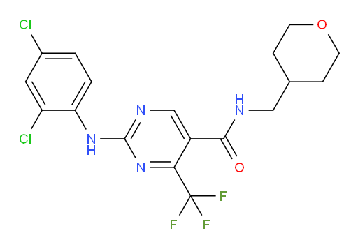 2-[(2,4-Dichlorophenyl)amino]-N-[(tetrahydro-2H-pyran-4-yl)methyl]-4-(trifluoromethyl)-5-pyrimidinecarboxamide (ACI)