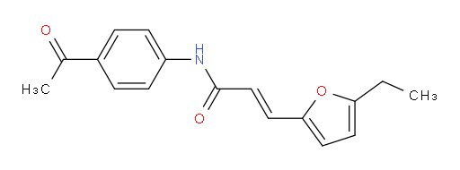 N-(4-Acetylphenyl)-3-(5-ethyl-2-furanyl)-2-propenamide (ACI)