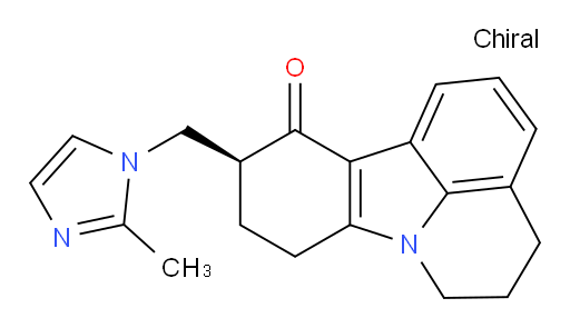 4H-Pyrido[3,2,1-jk]carbazol-11(8H)-one, 5,6,9,10-tetrahydro-10-[(2-methyl-1H-imidazol-1-yl)methyl]-, (S)- (9CI)