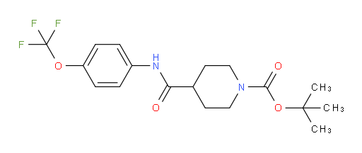 1,1-Dimethylethyl 4-[[[4-(trifluoromethoxy)phenyl]amino]carbonyl]-1-piperidinecarboxylate (ACI)