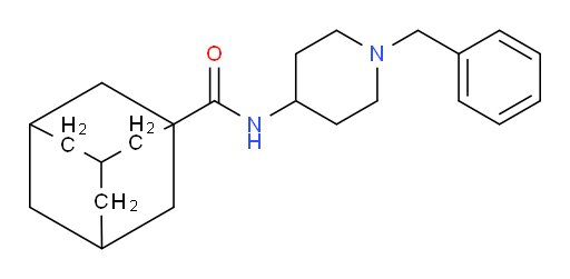 N-[1-(Phenylmethyl)-4-piperidinyl]tricyclo[3.3.1.13,7]decane-1-carboxamide (ACI)