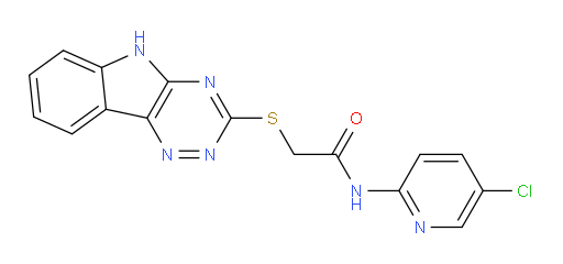 N-(5-Chloro-2-pyridinyl)-2-(5H-1,2,4-triazino[5,6-b]indol-3-ylthio)acetamide (ACI)