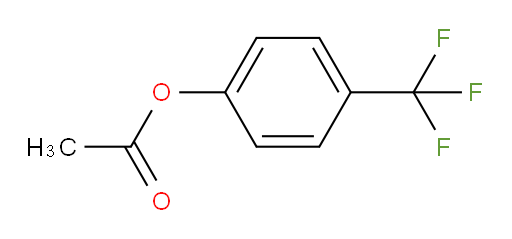 Phenol, 4-(trifluoromethyl)-, 1-acetate (ACI)