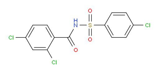 2,4-Dichloro-N-[(4-chlorophenyl)sulfonyl]benzamide (ACI)