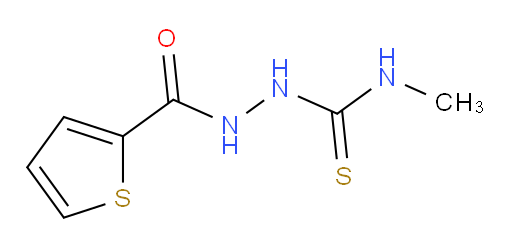 2-Thiophenecarboxylic acid, 2-[(methylamino)thioxomethyl]hydrazide (9CI, ACI)