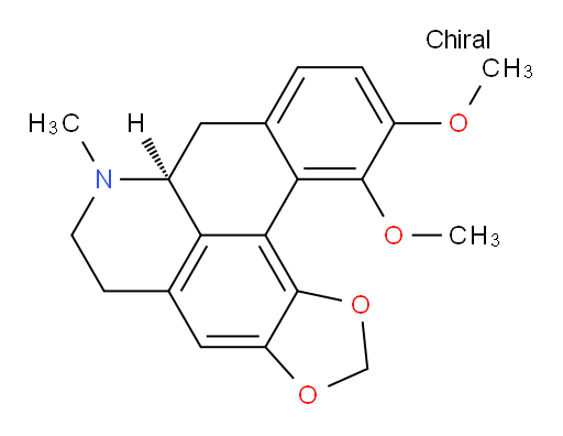 (7aS)-6,7,7a,8-Tetrahydro-11,12-dimethoxy-7-methyl-5H-benzo[g]-1,3-benzodioxolo[6,5,4-de]quinoline (ACI)