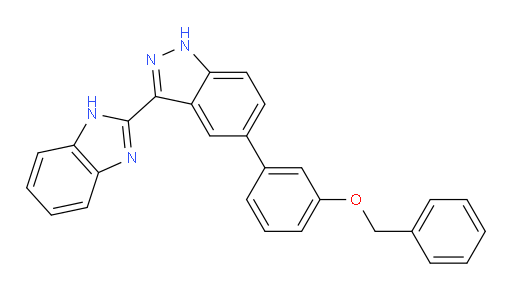 3-(1H-Benzimidazol-2-yl)-5-[3-(phenylmethoxy)phenyl]-1H-indazole (ACI)