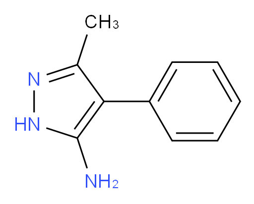 3-Methyl-4-phenyl-1H-pyrazol-5-amine (ACI)