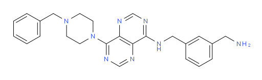 N1-[8-[4-(Phenylmethyl)-1-piperazinyl]pyrimido[5,4-d]pyrimidin-4-yl]-1,3-benzenedimethanamine (ACI)