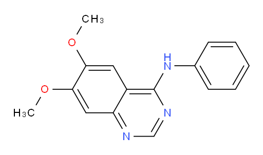 6,7-Dimethoxy-N-phenyl-4-quinazolinamine (ACI)