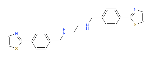 N1,N2-Bis[[4-(2-thiazolyl)phenyl]methyl]-1,2-ethanediamine (ACI)
