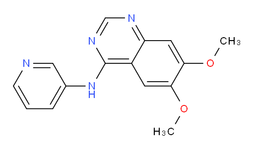 6,7-Dimethoxy-N-3-pyridinyl-4-quinazolinamine (ACI)