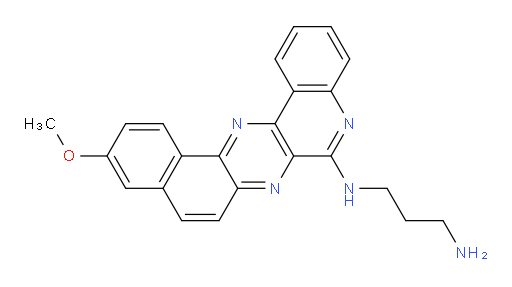 N1-(11-Methoxybenzo[f]quino[3,4-b]quinoxalin-6-yl)-1,3-propanediamine (ACI)