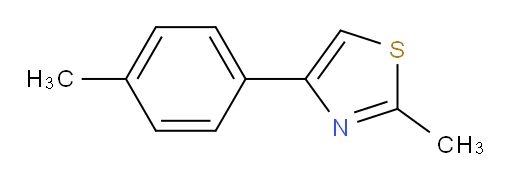 2-Methyl-4-(4-methylphenyl)thiazole (ACI)