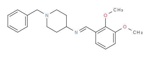 N-[(2,3-Dimethoxyphenyl)methylene]-1-(phenylmethyl)-4-piperidinamine (ACI)