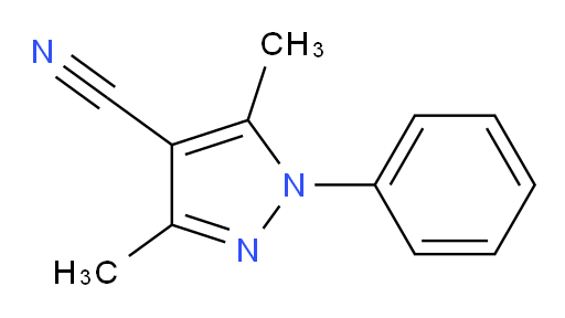 3,5-Dimethyl-1-phenyl-1H-pyrazole-4-carbonitrile (ACI)
