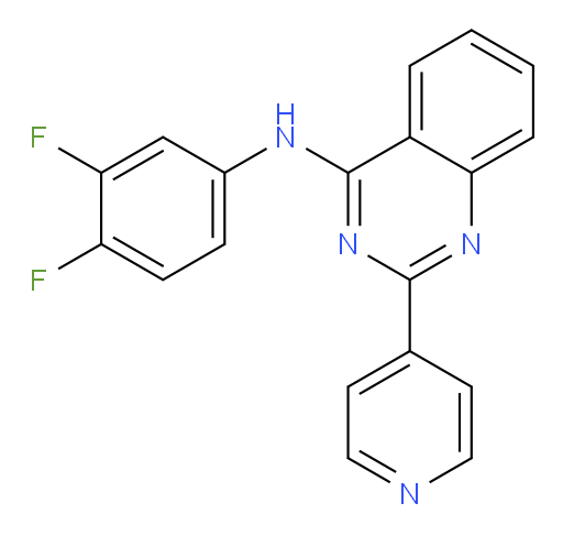 N-(3,4-Difluorophenyl)-2-(4-pyridinyl)-4-quinazolinamine (ACI)