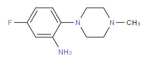 5-Fluoro-2-(4-methyl-1-piperazinyl)benzenamine (ACI)