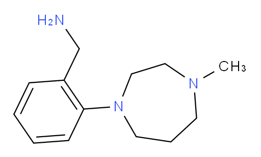 2-(Hexahydro-4-methyl-1H-1,4-diazepin-1-yl)benzenemethanamine (ACI)
