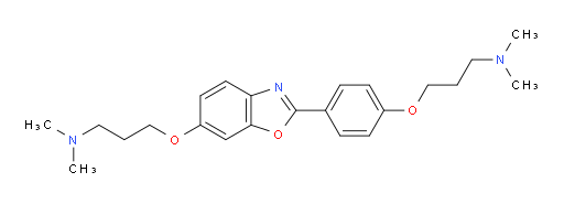 3-[4-[6-[3-(Dimethylamino)propoxy]-2-benzoxazolyl]phenoxy]-N,N-dimethyl-1-propanamine (ACI)