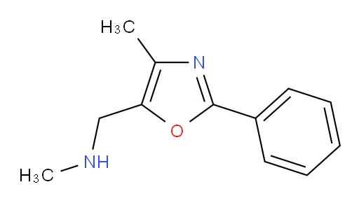 N,4-Dimethyl-2-phenyl-5-oxazolemethanamine (ACI)