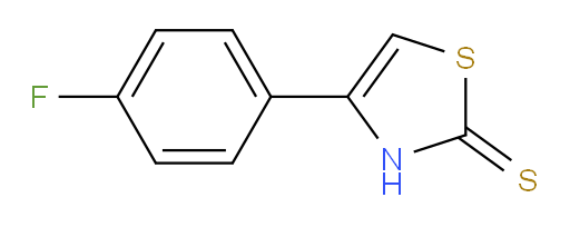 4-(4-Fluorophenyl)-2(3H)-thiazolethione (ACI)