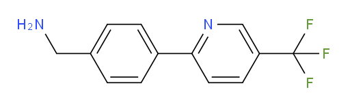 4-[5-(Trifluoromethyl)-2-pyridinyl]benzenemethanamine (ACI)