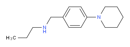 4-(1-Piperidinyl)-N-propylbenzenemethanamine (ACI)