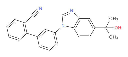3′-[5-(1-Hydroxy-1-methylethyl)-1H-benzimidazol-1-yl][1,1′-biphenyl]-2-carbonitrile (ACI)