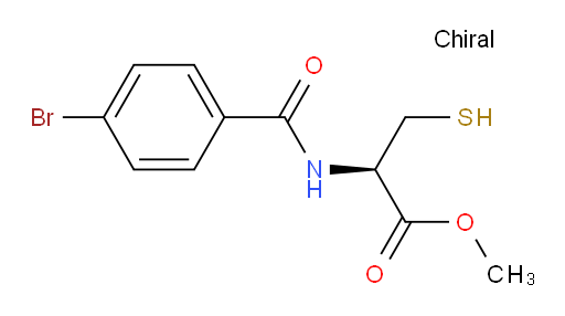 N-(4-Bromobenzoyl)-L-cysteine methyl ester (ACI)