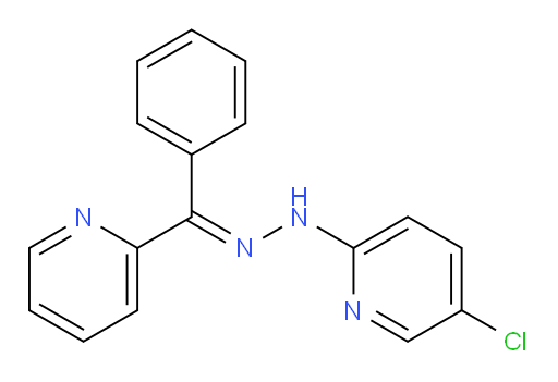 (E,E)-Phenyl-2-pyridinylmethanone 2-(5-chloro-2-pyridinyl)hydrazone (ACI)