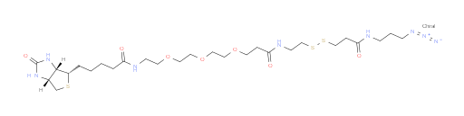 12,15,18-Trioxa-4,5-dithia-8,21-diazahexacosanamide, N-(3-azidopropyl)-26-[(3aS,4S,6aR)-hexahydro-2-oxo-1H-thieno[3,4-d]imidazol-4-yl]-9,22-dioxo- (ACI)