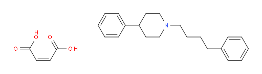 Piperidine, 4-phenyl-1-(4-phenylbutyl)-, (2Z)-2-butenedioate (1:1) (9CI, ACI)
