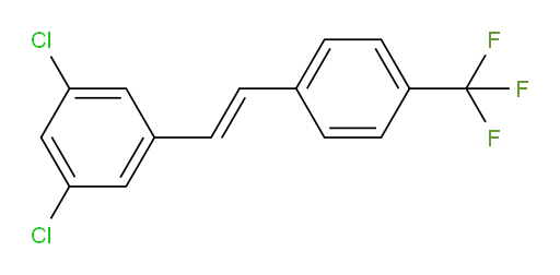 1,3-Dichloro-5-[(1E)-2-[4-(trifluoromethyl)phenyl]ethenyl]benzene (ACI)