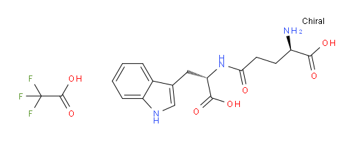 L-Tryptophan, D-γ-glutamyl-, 2,2,2-trifluoroacetate (1:1) (ACI)