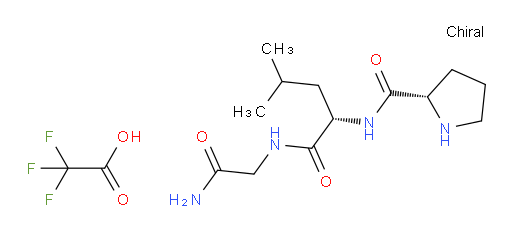Glycinamide, L-prolyl-L-leucyl-, mono(trifluoroacetate) (9CI)