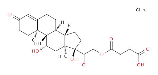 4-(2-((8S,9S,10R,11S,13S,14S,17R)-11,17-dihydroxy-10,13-dimethyl-3-oxo-2,3,6,7,8,9,10,11,12,13,14,15,16,17-tetradecahydro-1H-cyclopenta[a]phenanthren-17-yl)-2-oxoethoxy)-4-oxobutanoic acid