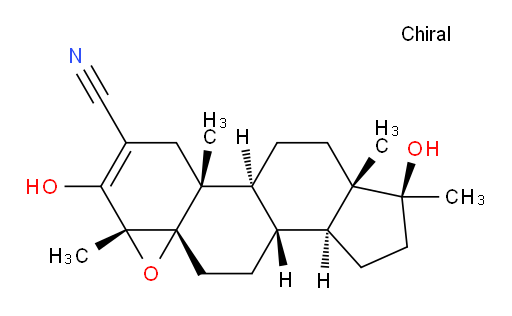 (1aR,4aR,4bS,6aS,7S,9aS,9bS,11aS)-2,7-dihydroxy-1a,4a,6a,7-tetramethyl-1a,4,4a,4b,5,6,6a,7,8,9,9a,9b,10,11-tetradecahydrocyclopenta[7,8]phenanthro[1,10a-b]oxirene-3-carbonitrile