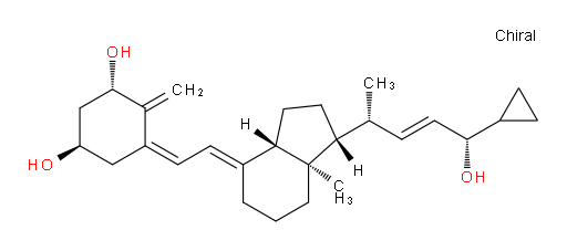 (1R,3S,Z)-5-((E)-2-((1R,3aS,7aR)-1-((2R,5S,E)-5-cyclopropyl-5-hydroxypent-3-en-2-yl)-7a-methylhexahydro-1H-inden-4(2H)-ylidene)ethylidene)-4-methylenecyclohexane-1,3-diol