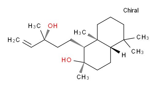 (1R,2R,4aS,8aS)-1-((R)-3-hydroxy-3-methylpent-4-en-1-yl)-2,5,5,8a-tetramethyldecahydronaphthalen-2-ol