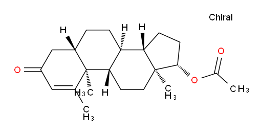(5S,8R,9S,10S,13S,14S,17S)-1,10,13-trimethyl-3-oxo-4,5,6,7,8,9,10,11,12,13,14,15,16,17-tetradecahydro-3H-cyclopenta[a]phenanthren-17-yl acetate