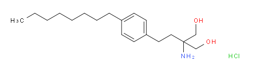 2-amino-2-(4-octylphenethyl)propane-1,3-diol hydrochloride