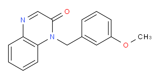 1-(3-methoxybenzyl)quinoxalin-2(1H)-one