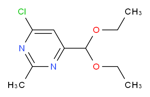 4-chloro-6-(diethoxymethyl)-2-methylpyrimidine