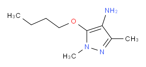 5-butoxy-1,3-dimethyl-1H-pyrazol-4-amine
