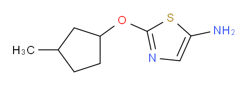 2-[(3-methylcyclopentyl)oxy]-1,3-thiazol-5-amine